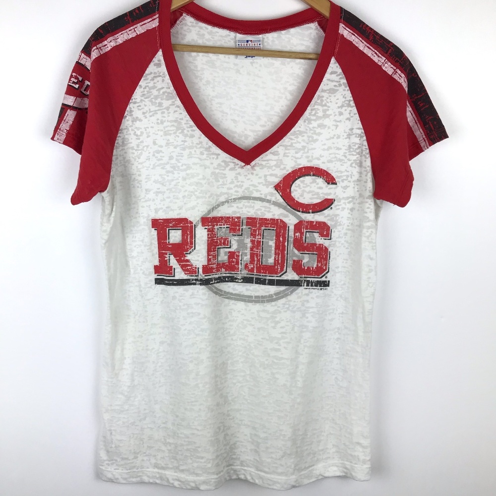 Genuine Merch | Cincinnati Reds Burnout Tee